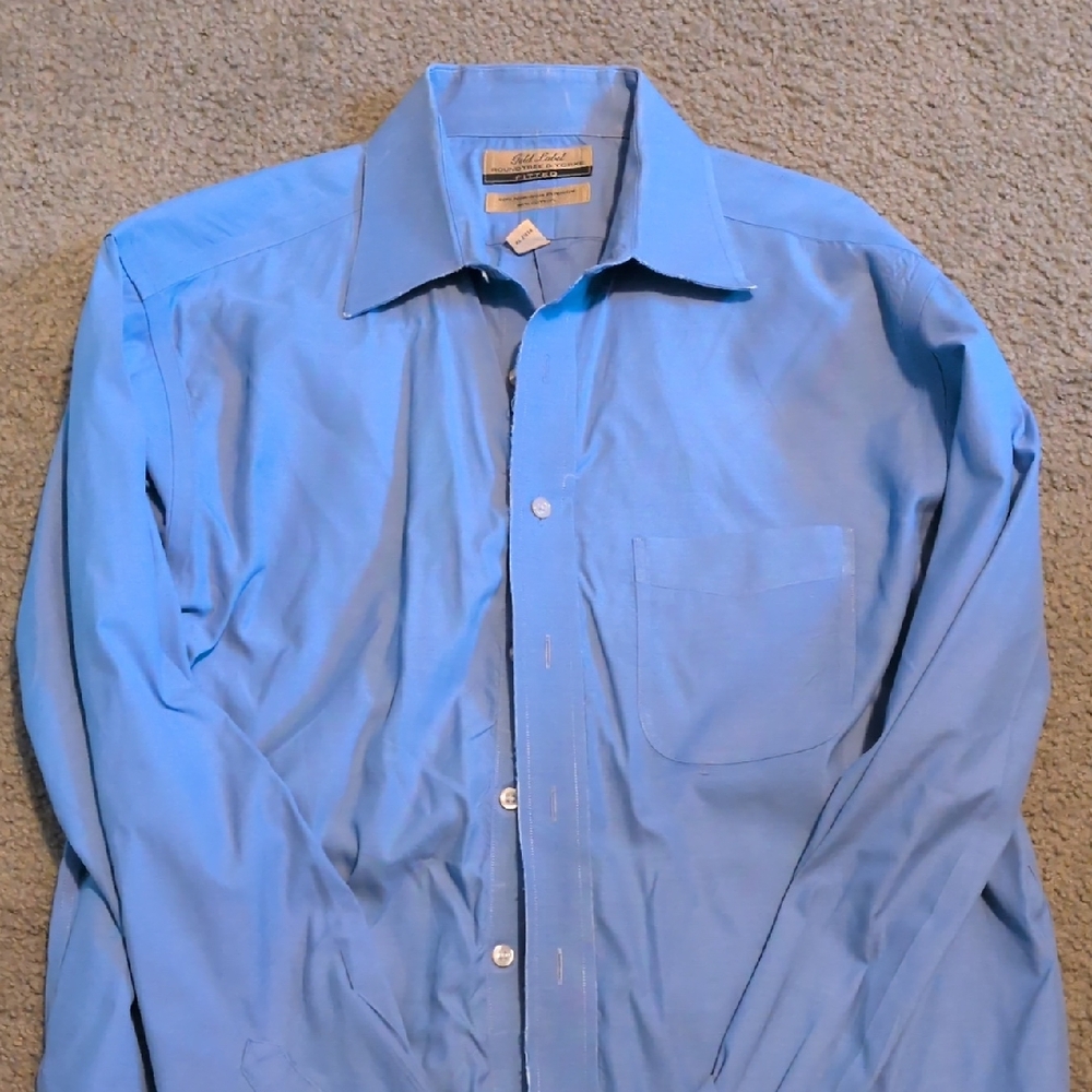 Men's Blue Dress Shirt